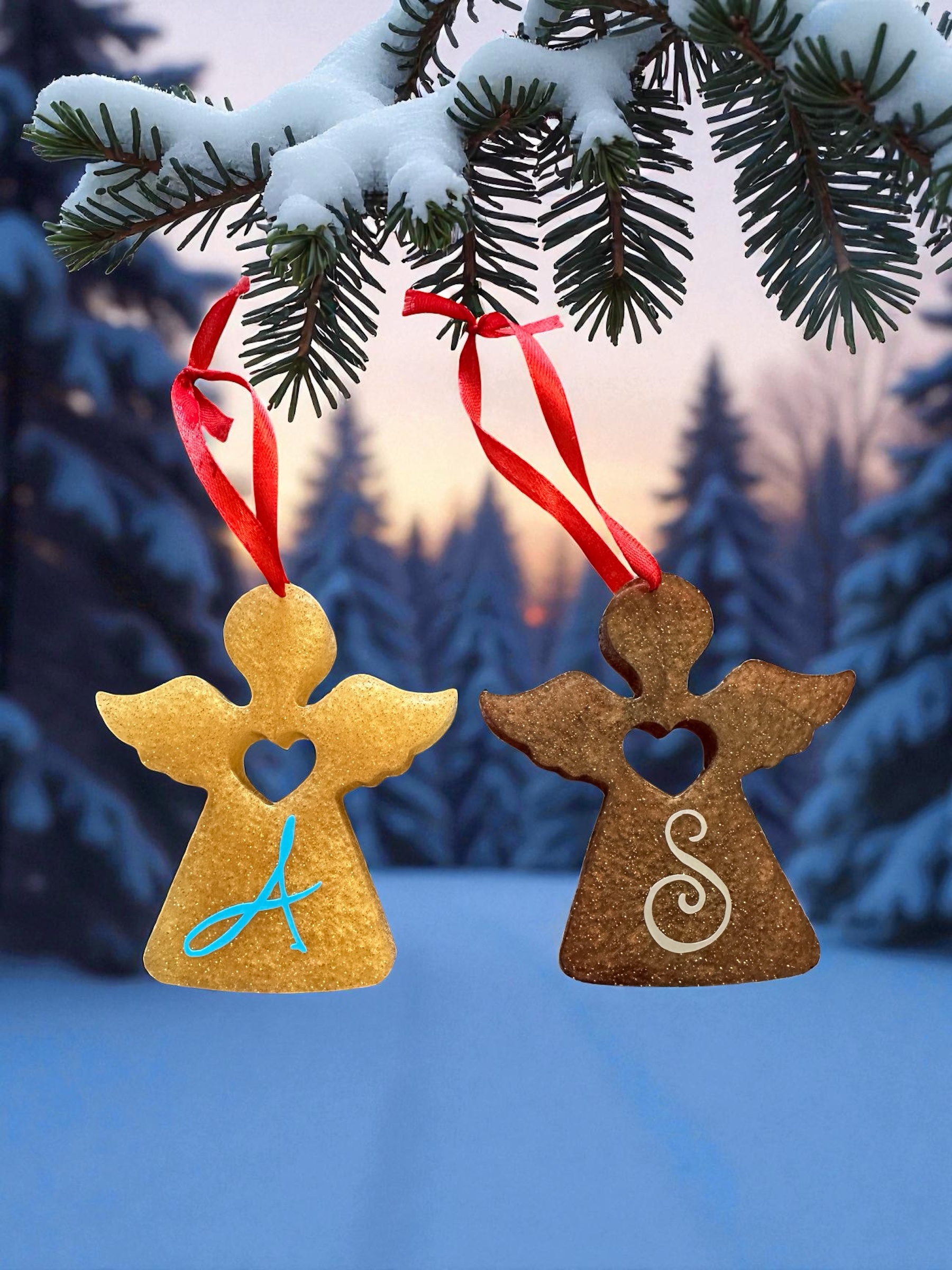 Boxes of 6 Handmade Christmas Tree Decorations - Image 11