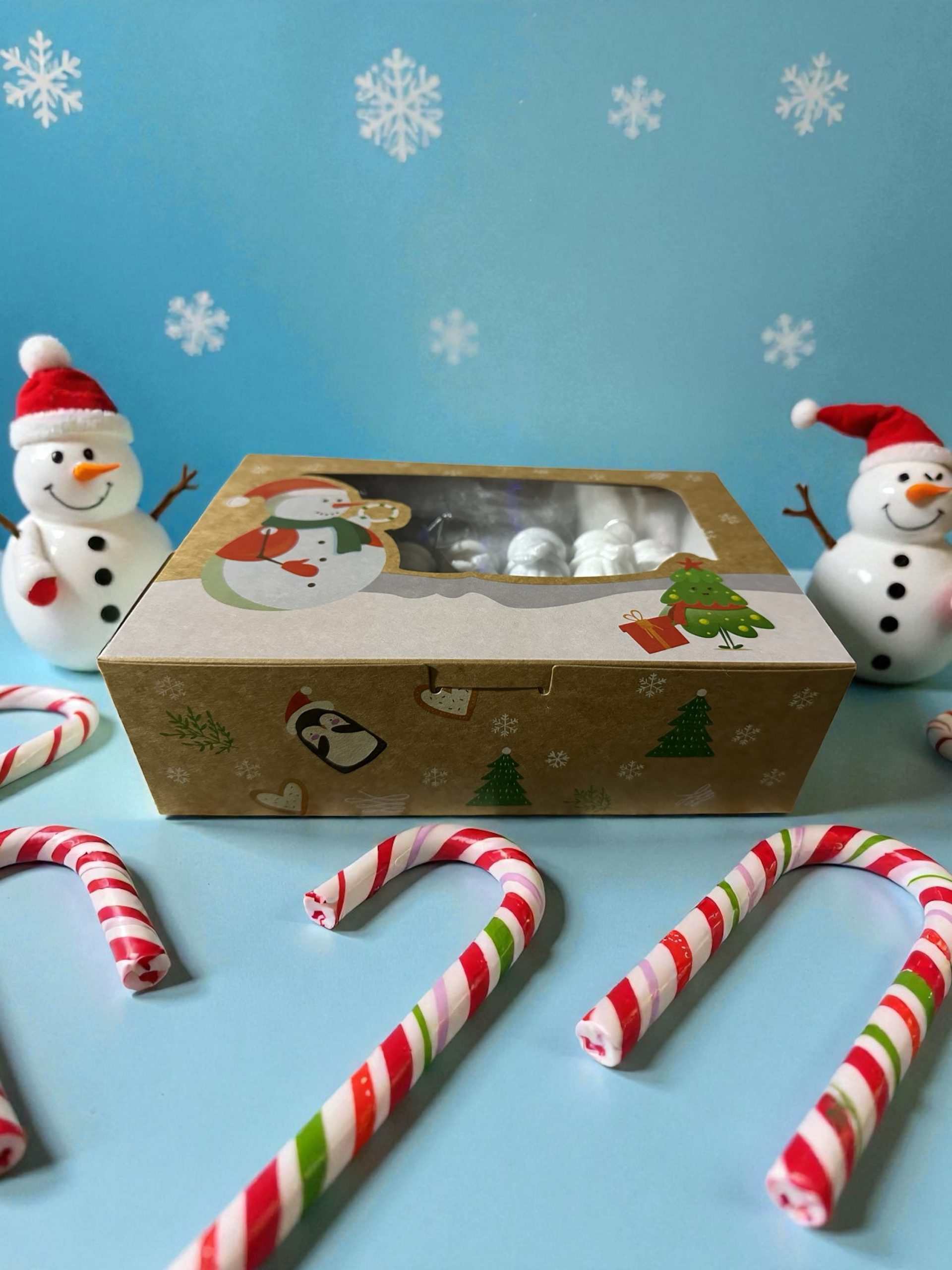 Boxes of 6 Handmade Christmas Tree Decorations - Image 2