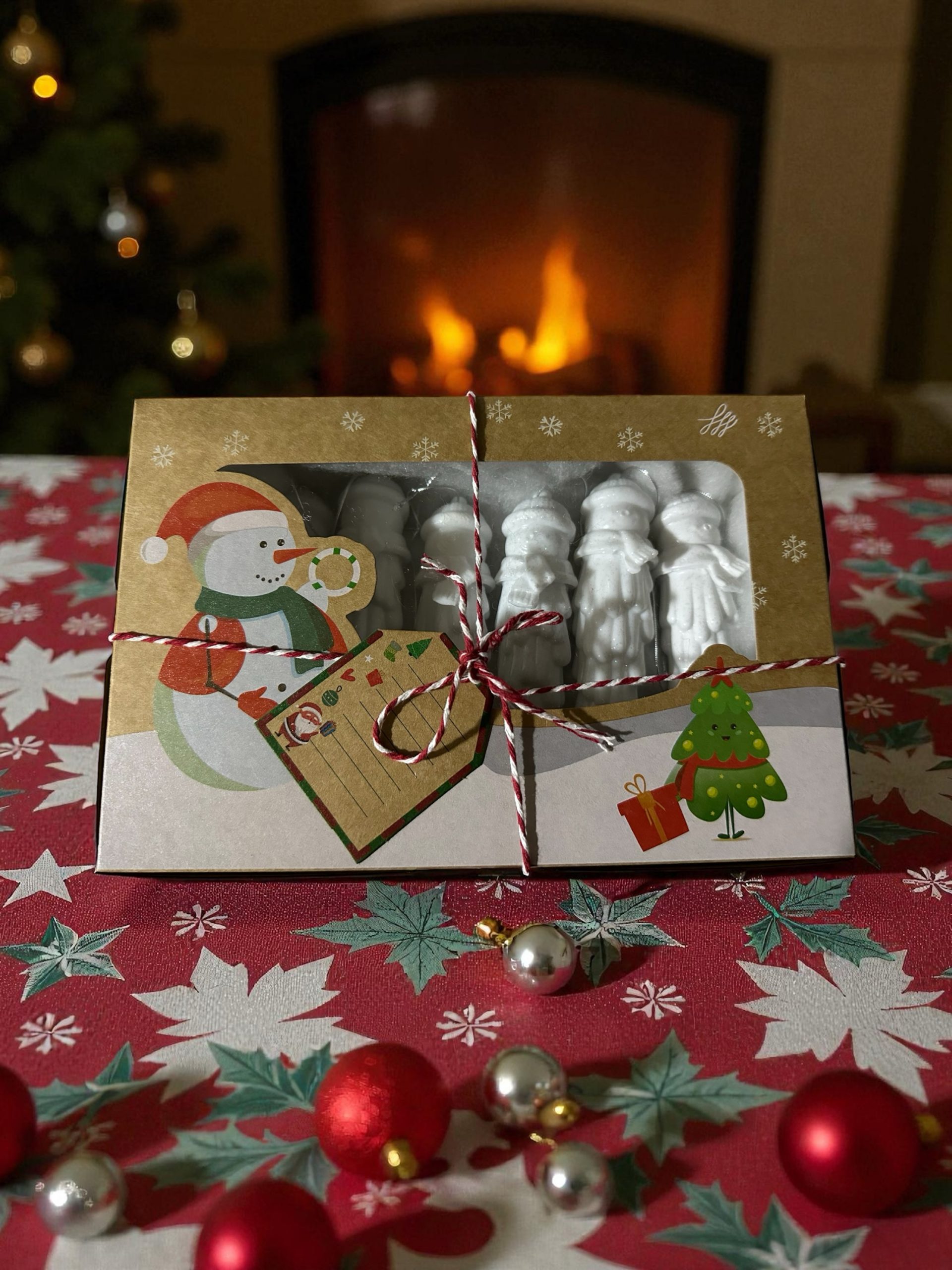 Boxes of 6 Handmade Christmas Tree Decorations - Image 4