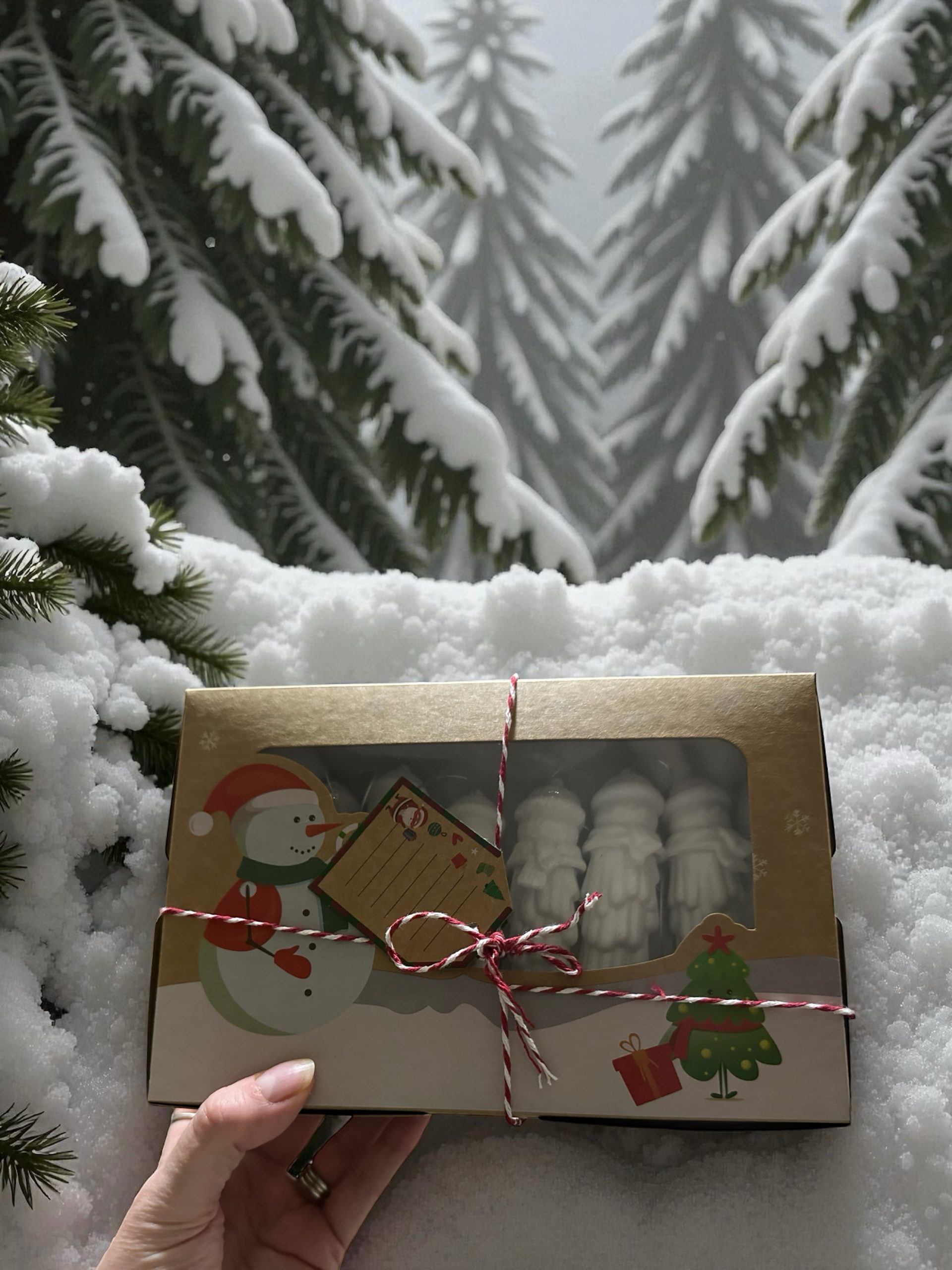 Boxes of 6 Handmade Christmas Tree Decorations - Image 5