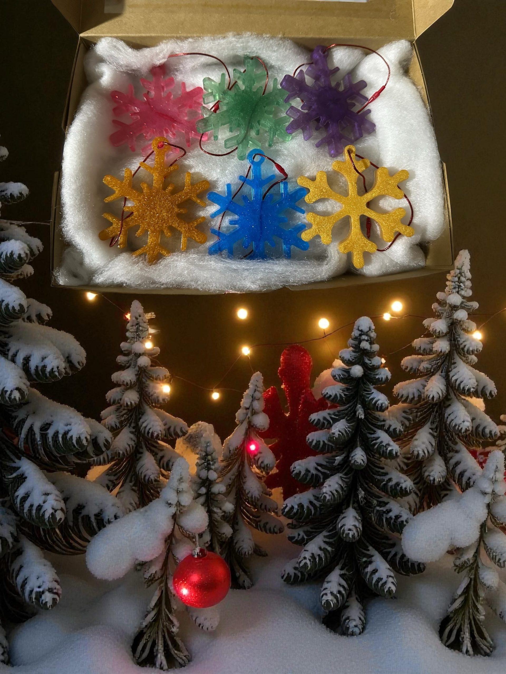 Boxes of 6 Handmade Christmas Tree Decorations - Image 6