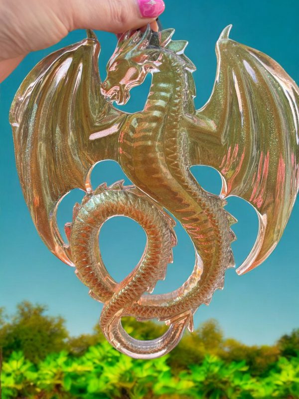 Handmade Resin Dragon Wall Arts - Image 5