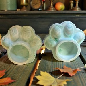 Handmade Paw Resin Tea Light Holders