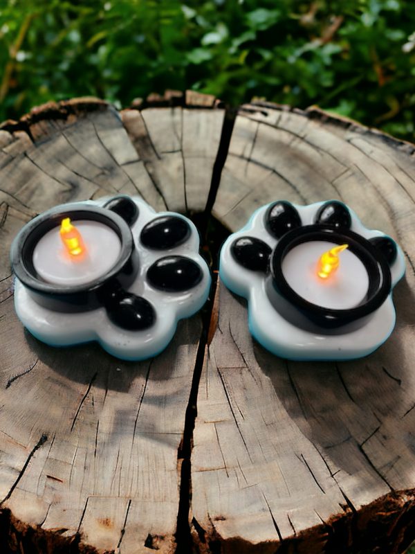 Handmade Paw Resin Tea Light Holders - Image 10