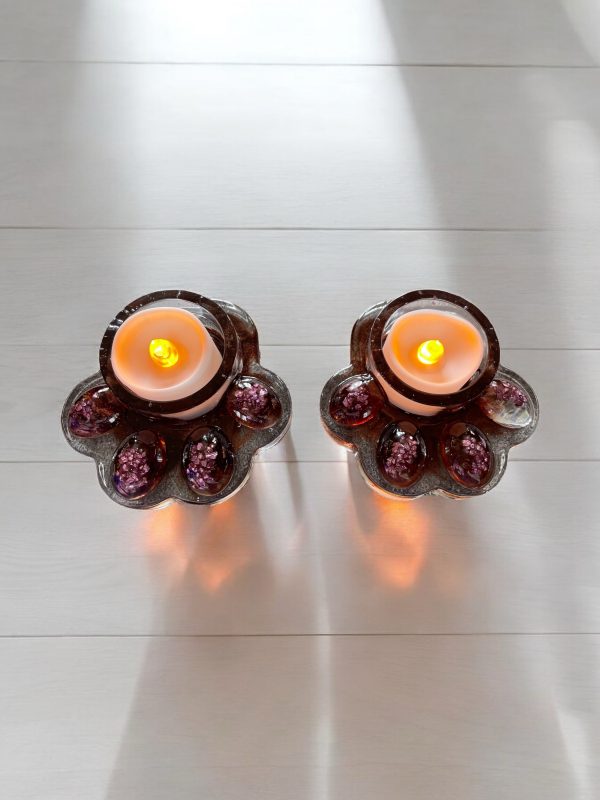 Handmade Paw Resin Tea Light Holders - Image 7