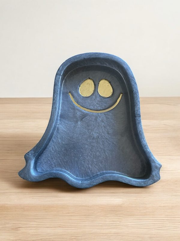 Handmade Resin Ghost Treat Dish