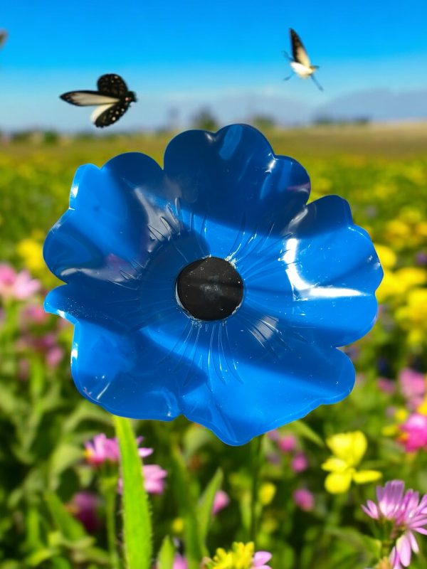 Handmade Resin Flower Design Bird Bath - Image 6