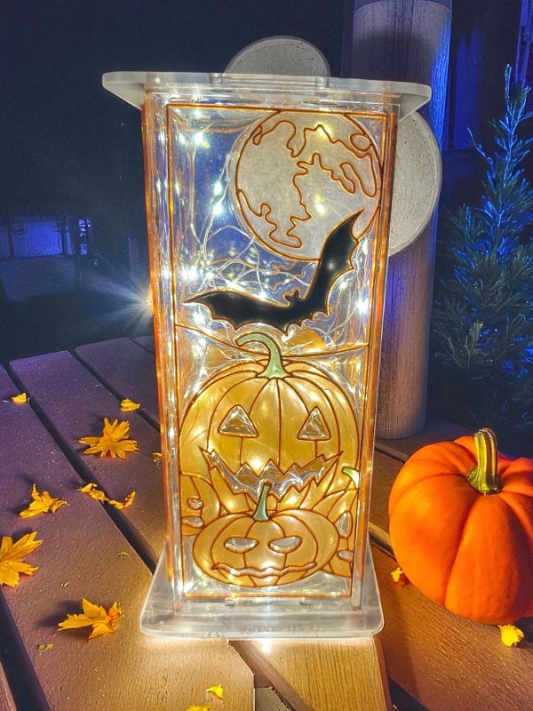Handmade Halloween Resin Light Box - Image 2