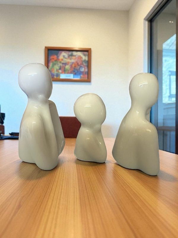 Handmade Resin Thinkers (set of 3) - Image 2