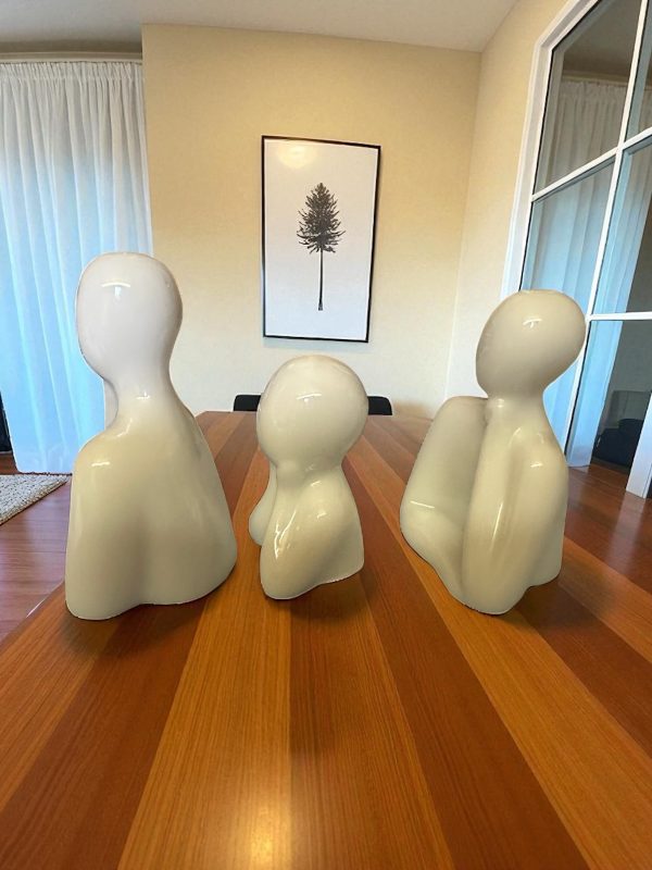 Handmade Resin Thinkers (set of 3)