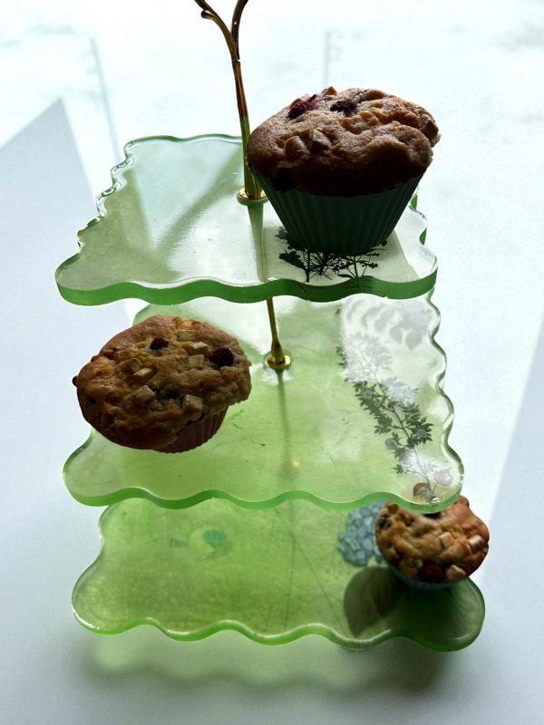 Handmade Resin Three Tier Cake Stand