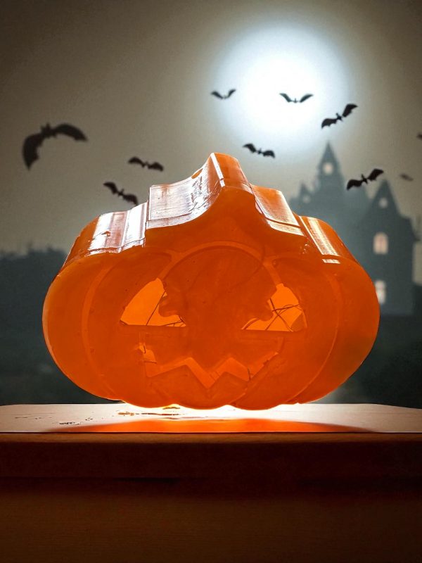 Handmade Resin Light up Pumpkins - Image 5