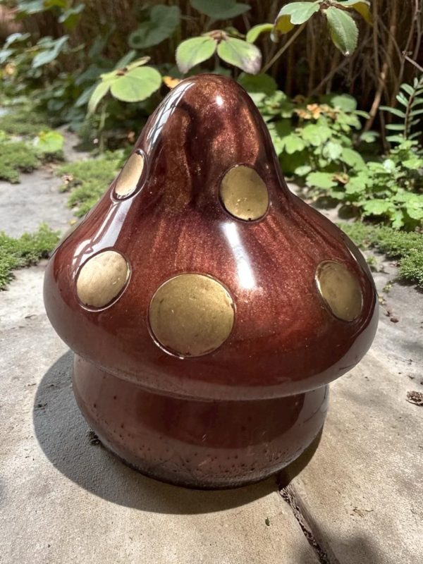 Handmade Resin Mushroom Ornament
