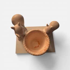 Squirrel Plant Pot Holder