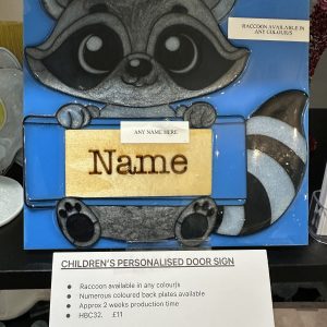 Personalised Children’s Bedroom Name Plate